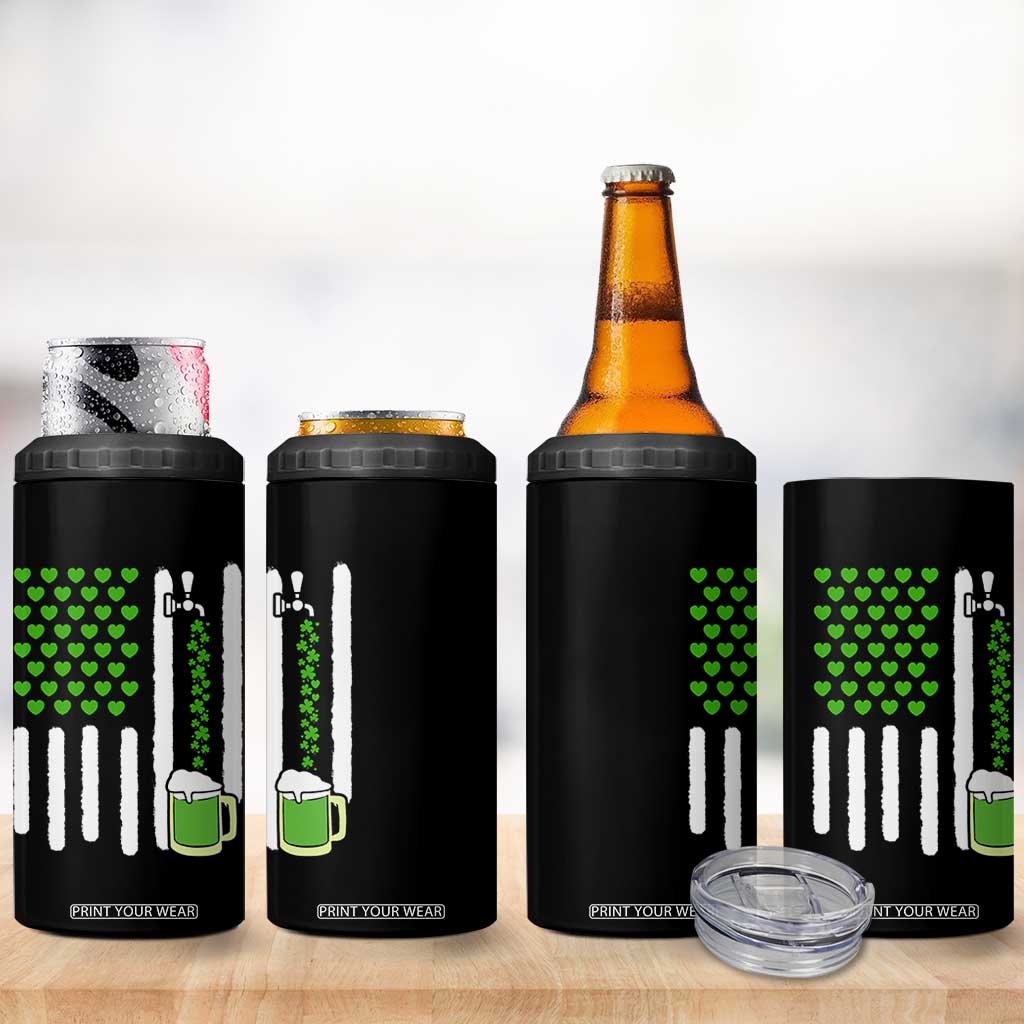 St Patricks Day Irish American Pride Gift 4 in 1 Can Cooler Tumbler TS12 Print Your Wear