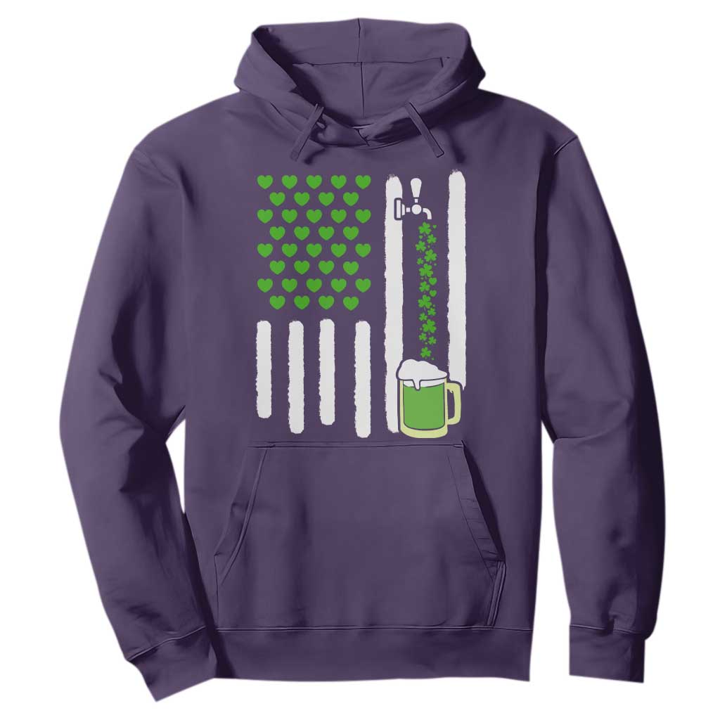 St Patricks Day Irish American Pride Gift Hoodie TS12 Purple Print Your Wear