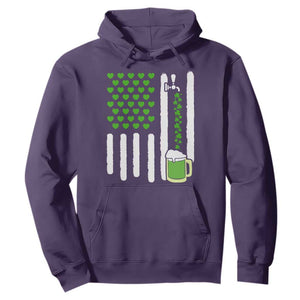 St Patricks Day Irish American Pride Gift Hoodie TS12 Purple Print Your Wear