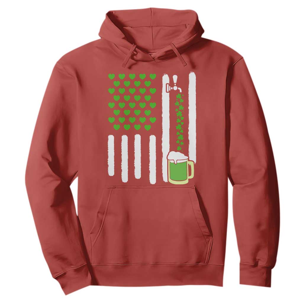 St Patricks Day Irish American Pride Gift Hoodie TS12 Red Print Your Wear