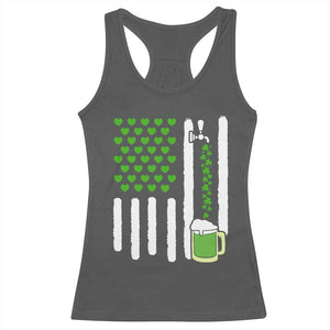 St Patricks Day Irish American Pride Gift Racerback Tank Top TS12 Dark Heather Print Your Wear
