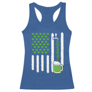 St Patricks Day Irish American Pride Gift Racerback Tank Top TS12 Royal Blue Print Your Wear
