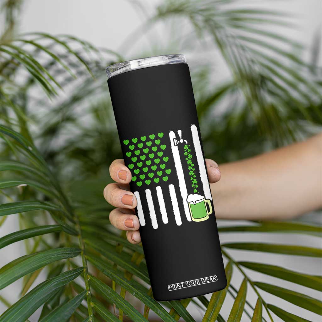 St Patricks Day Irish American Pride Gift Skinny Tumbler TS12 Print Your Wear