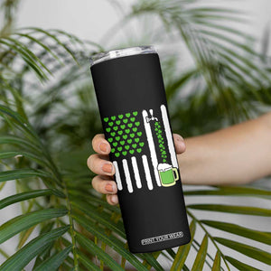 St Patricks Day Irish American Pride Gift Skinny Tumbler TS12 Print Your Wear