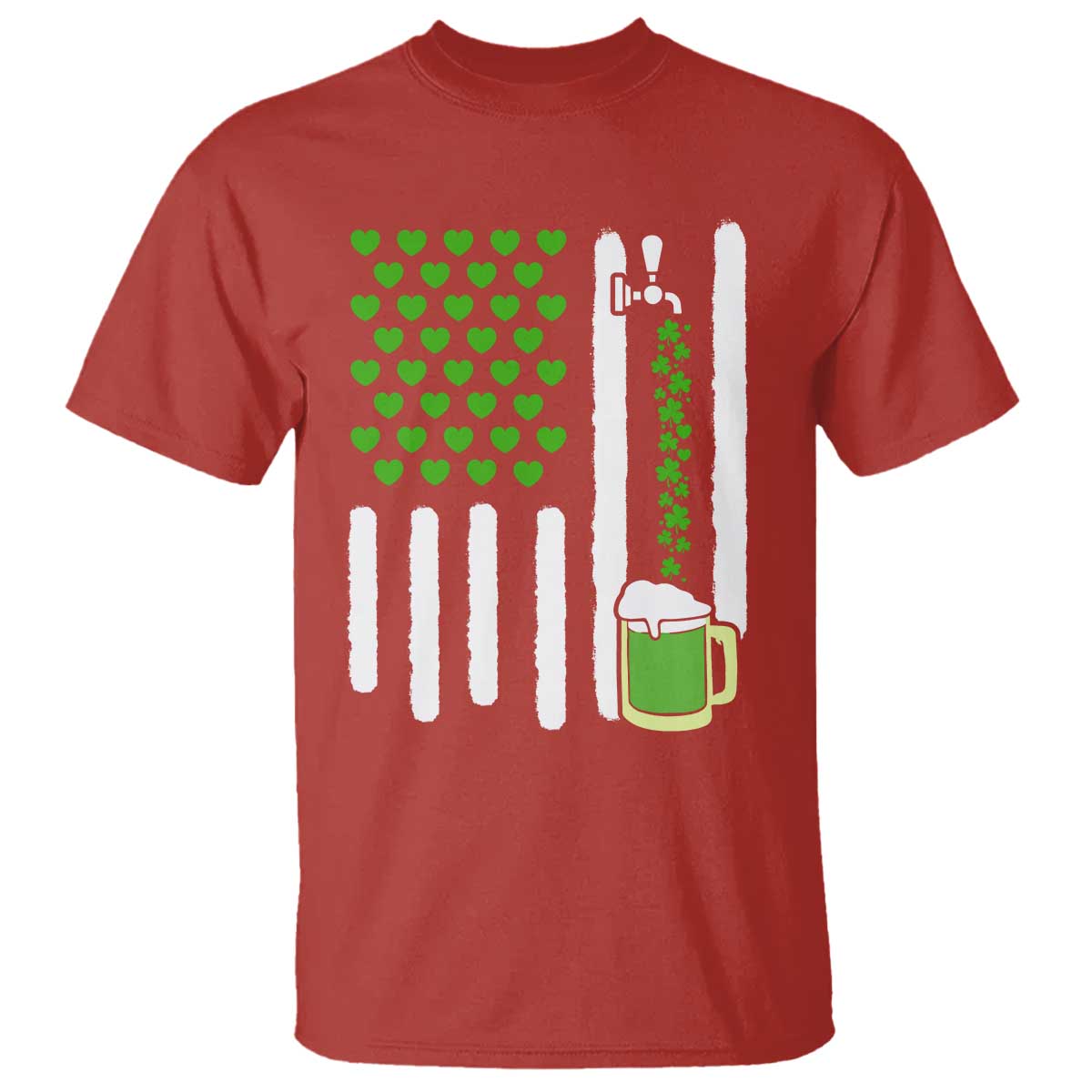 St Patricks Day Irish American Pride Gift T Shirt