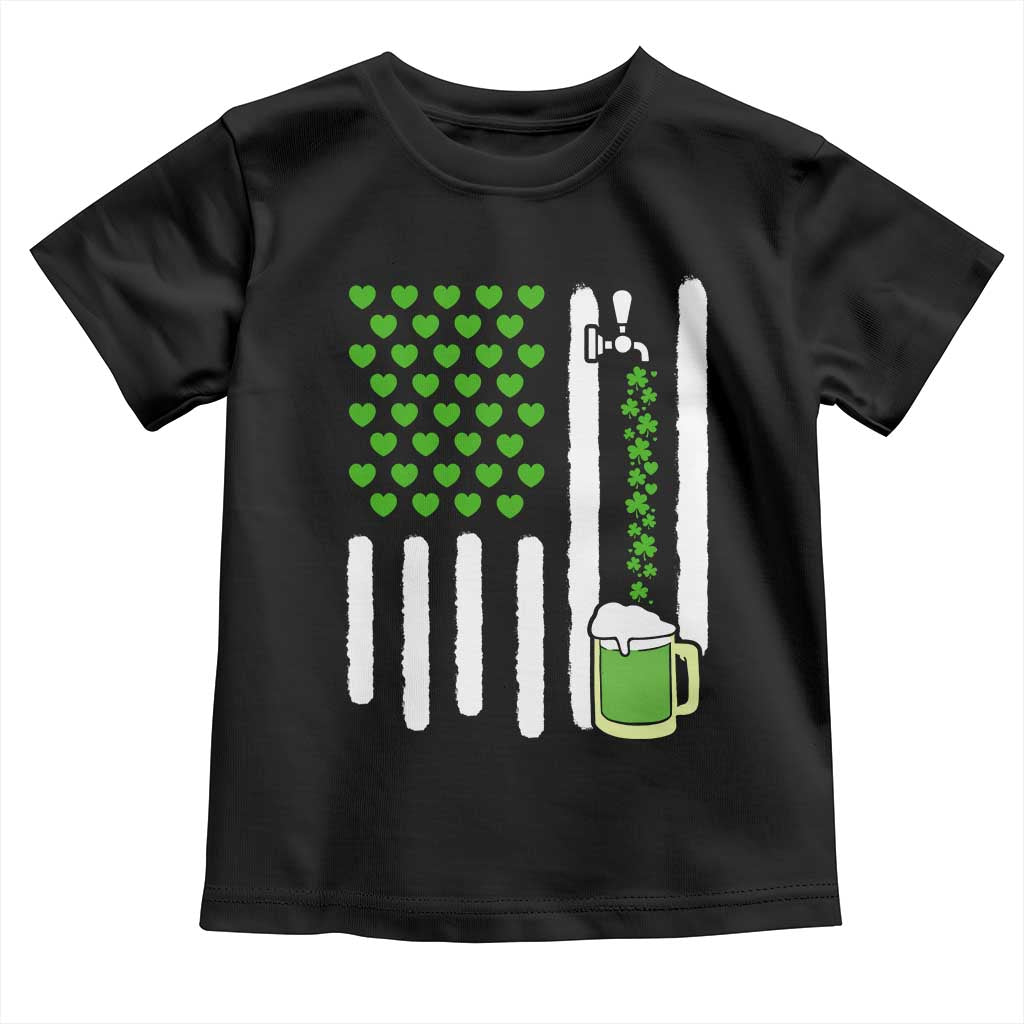 St Patricks Day Irish American Pride Gift Toddler T Shirt TS12 Black Print Your Wear