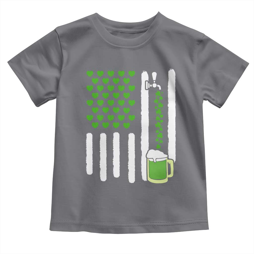 St Patricks Day Irish American Pride Gift Toddler T Shirt TS12 Charcoal Print Your Wear