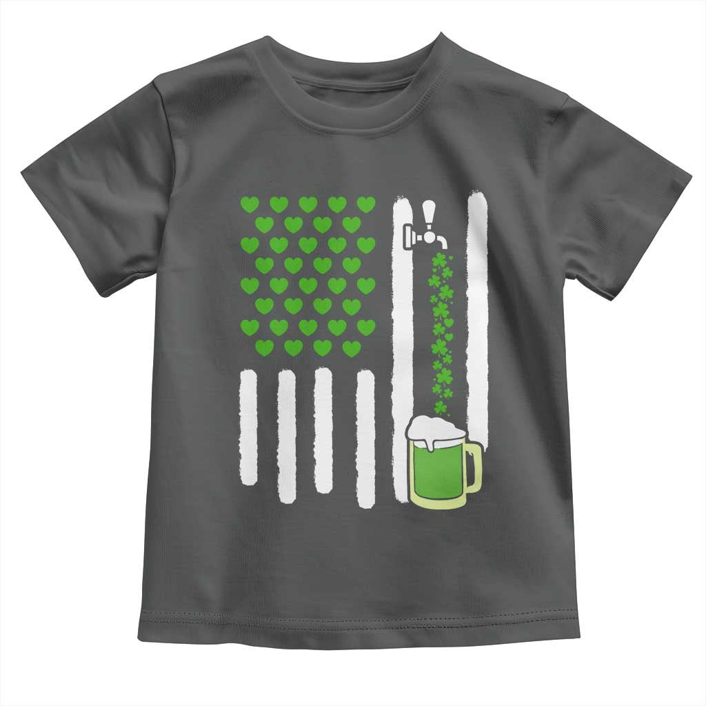 St Patricks Day Irish American Pride Gift Toddler T Shirt TS12 Dark Heather Print Your Wear