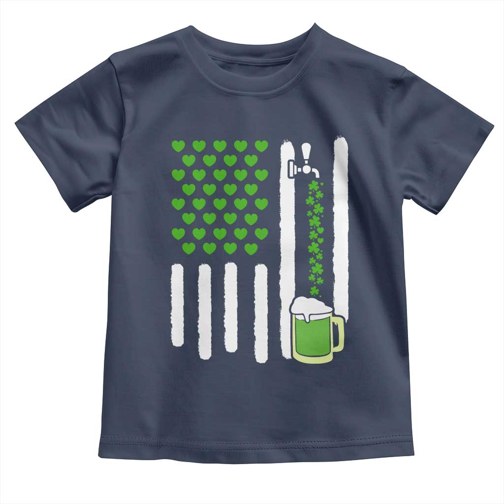 St Patricks Day Irish American Pride Gift Toddler T Shirt TS12 Navy Print Your Wear