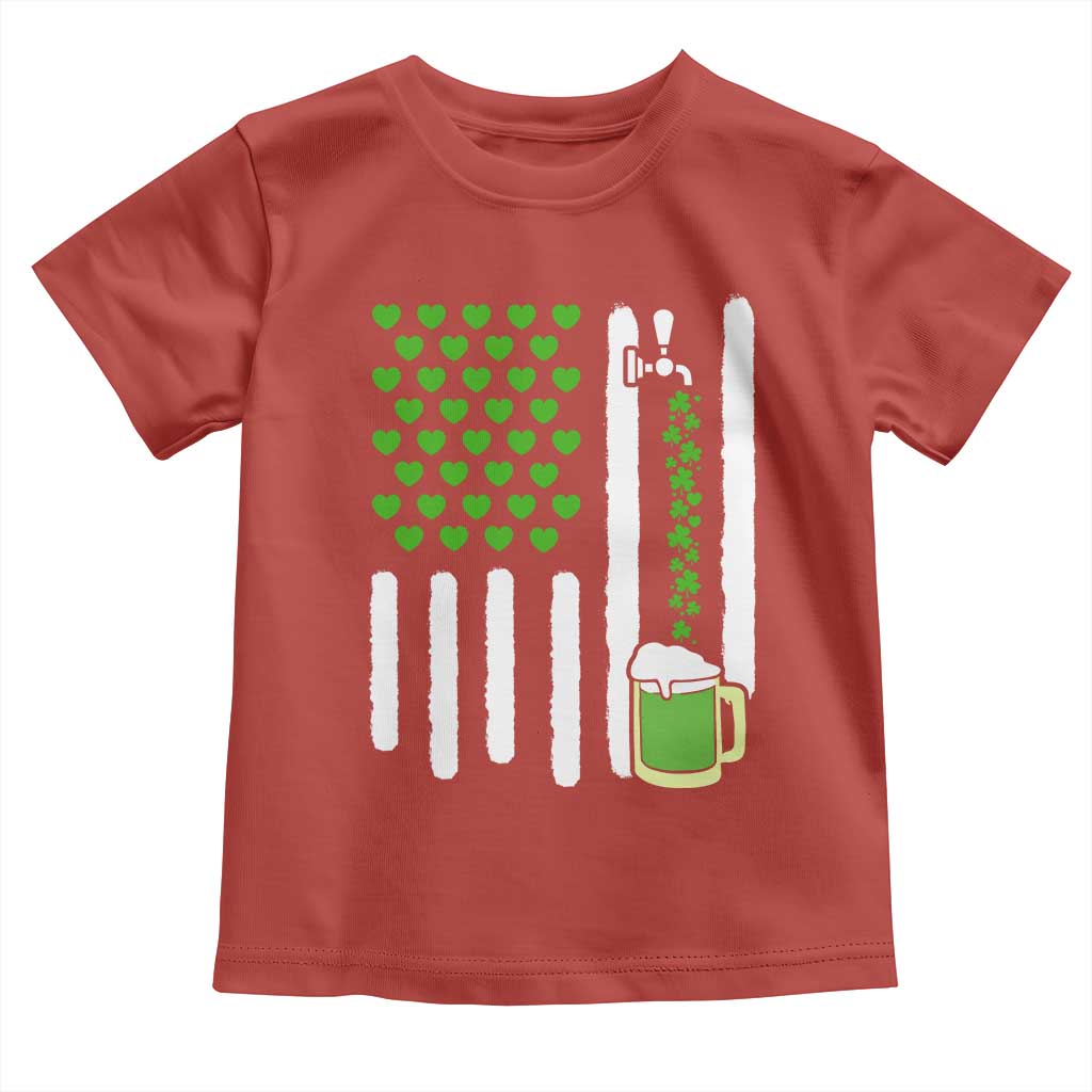 St Patricks Day Irish American Pride Gift Toddler T Shirt TS12 Red Print Your Wear