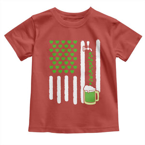 St Patricks Day Irish American Pride Gift Toddler T Shirt TS12 Red Print Your Wear