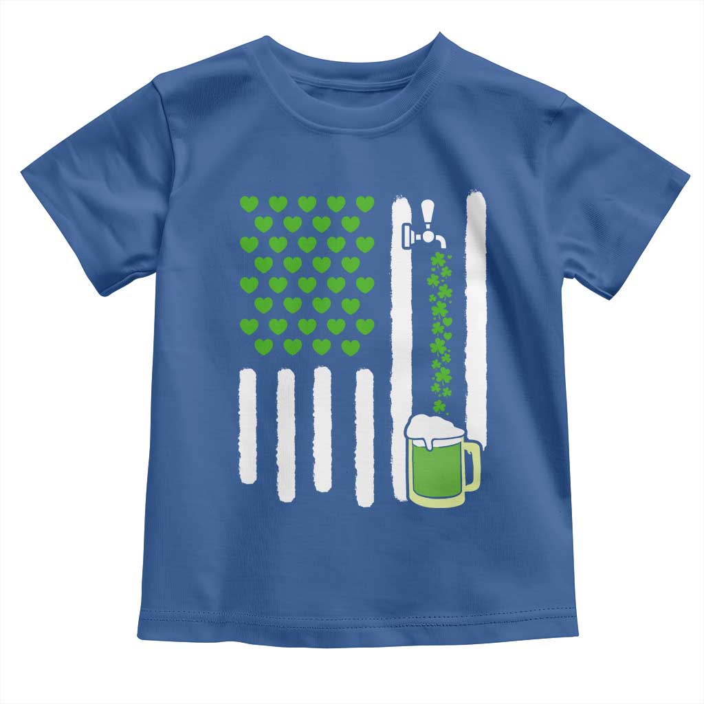 St Patricks Day Irish American Pride Gift Toddler T Shirt TS12 Royal Blue Print Your Wear
