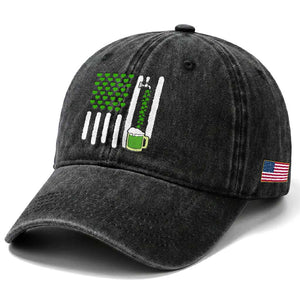St Patricks Day Irish American Pride Gift Washed Cotton Baseball Cap TS12 Print Your Wear