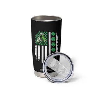 Irish Patriotic USA Flag With Shamrocks Gift Tumbler Cup TS12 Print Your Wear