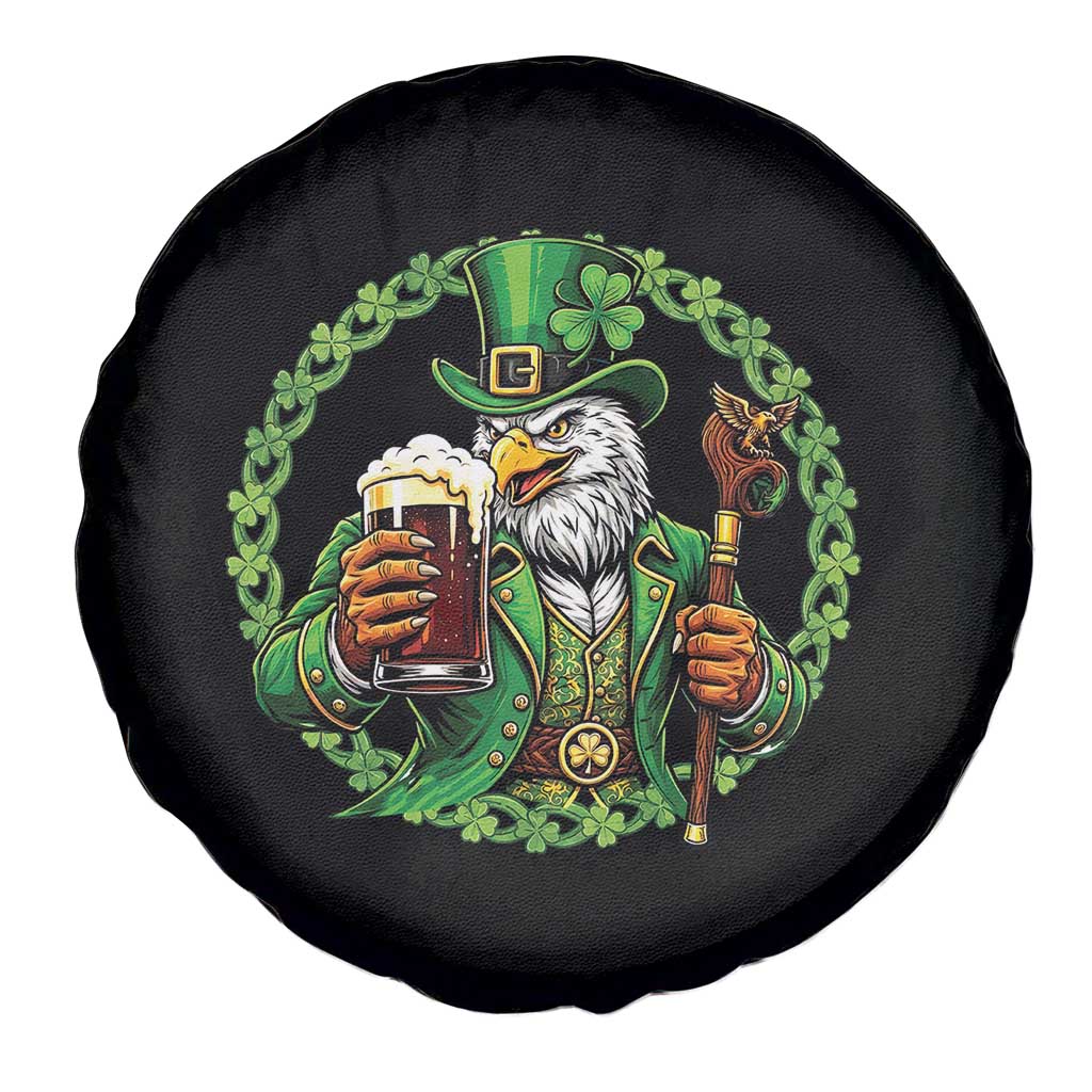 Irish Patriotic Eagle Leprechaun Spare Tire Cover St Patricks Day Gift TS12 Print Your Wear