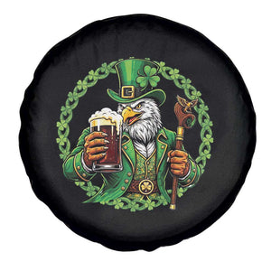 Irish Patriotic Eagle Leprechaun Spare Tire Cover St Patricks Day Gift TS12 Print Your Wear