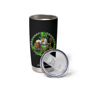 Irish Patriotic Eagle Leprechaun Tumbler Cup St Patricks Day Gift TS12 Print Your Wear