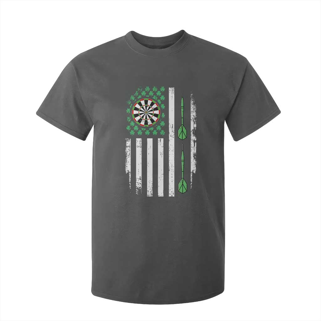 Irish American Darts Shamrock Flag Gift T Shirt For Kid TS12 Dark Heather Print Your Wear