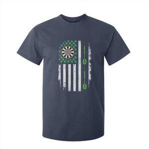 Irish American Darts Shamrock Flag Gift T Shirt For Kid TS12 Navy Print Your Wear