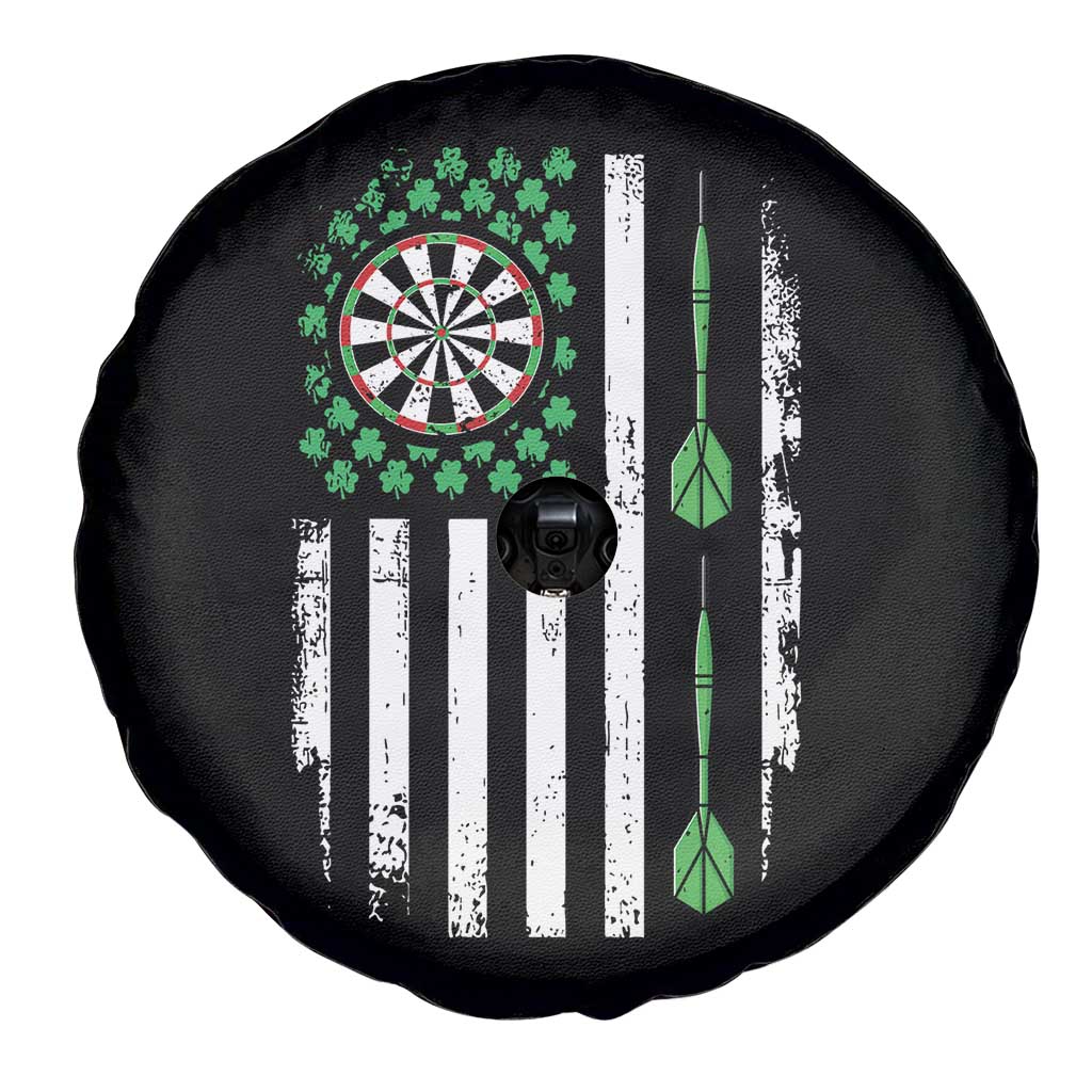 Irish American Darts Shamrock Flag Gift Spare Tire Cover TS12 Print Your Wear