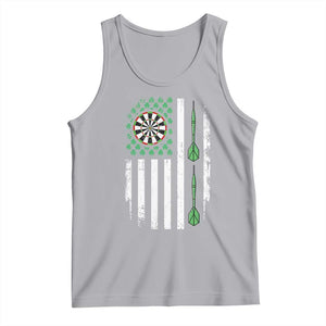 Irish American Darts Shamrock Flag Gift Tank Top TS12 Athletic Heather Print Your Wear