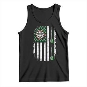 Irish American Darts Shamrock Flag Gift Tank Top TS12 Black Print Your Wear
