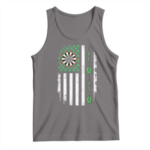 Irish American Darts Shamrock Flag Gift Tank Top TS12 Deep Heather Print Your Wear