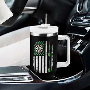 Irish American Darts Shamrock Flag Gift Tumbler With Handle TS12 Print Your Wear
