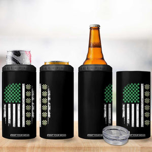 Vintage Shamrock Lucky Darts 4 in 1 Can Cooler Tumbler St Patricks Day Gift TS12 Print Your Wear
