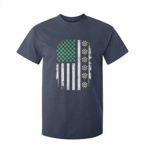 Vintage Shamrock Lucky Darts T Shirt For Kid St Patricks Day Gift TS12 Navy Print Your Wear