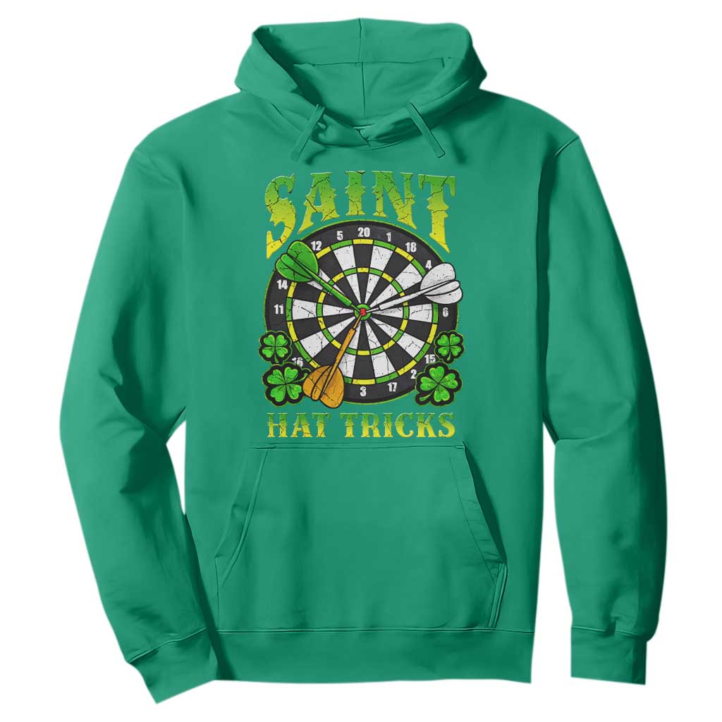 Funny Darts St Patricks Day Gift Hoodie Saint Hat Tricks TS12 Irish Green Print Your Wear