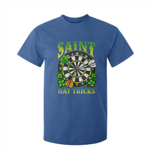 Funny Darts St Patricks Day Gift T Shirt For Kid Saint Hat Tricks TS12 Royal Blue Print Your Wear