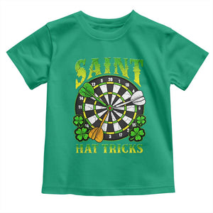 Funny Darts St Patricks Day Gift Toddler T Shirt Saint Hat Tricks TS12 Irish Green Print Your Wear