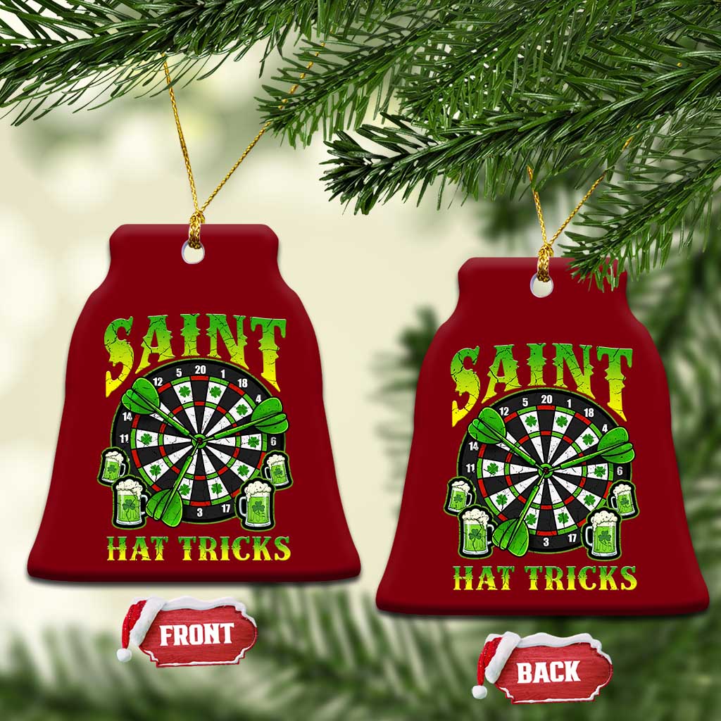 Saint Hat Tricks St Patricks Day Ceramic Ornament Darts Player Gift TS12 Print Your Wear