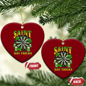 Saint Hat Tricks St Patricks Day Ceramic Ornament Darts Player Gift TS12 Print Your Wear