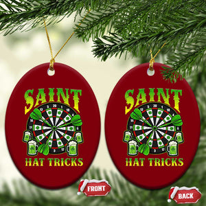 Saint Hat Tricks St Patricks Day Ceramic Ornament Darts Player Gift TS12 Print Your Wear
