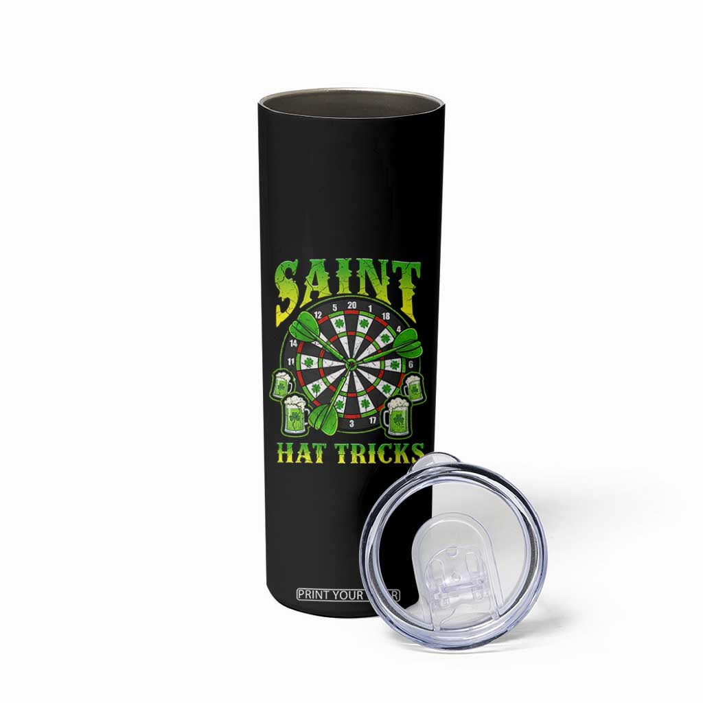 Saint Hat Tricks St Patricks Day Skinny Tumbler Darts Player Gift TS12 Print Your Wear