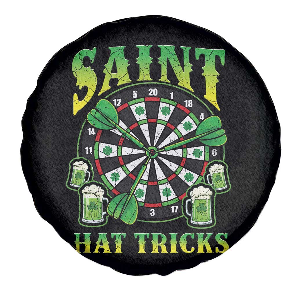 Saint Hat Tricks St Patricks Day Spare Tire Cover Darts Player Gift TS12 Print Your Wear