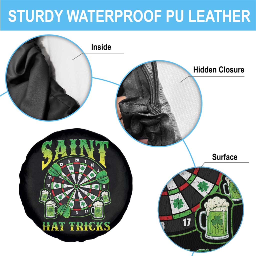 Saint Hat Tricks St Patricks Day Spare Tire Cover Darts Player Gift TS12 Print Your Wear