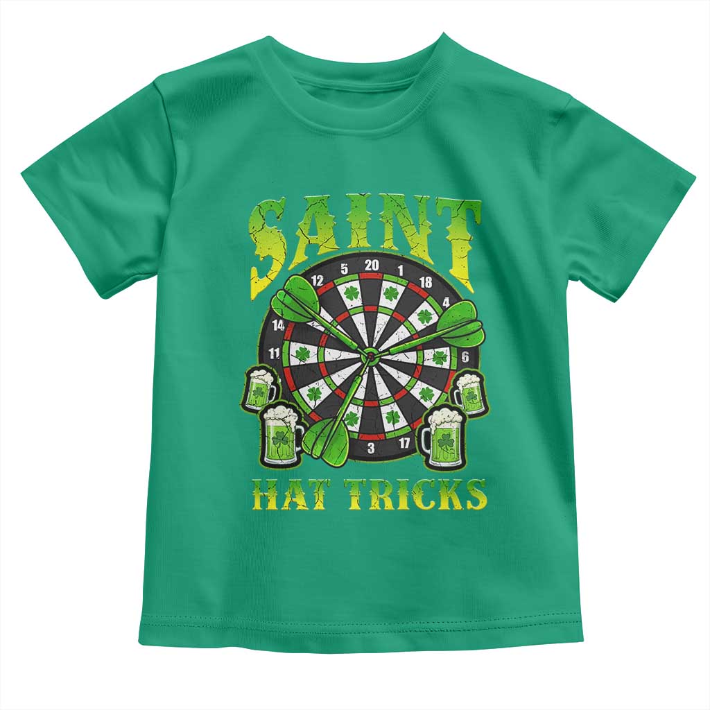 Saint Hat Tricks St Patricks Day Toddler T Shirt Darts Player Gift TS12 Irish Green Print Your Wear