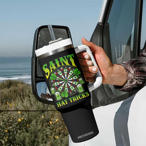 Saint Hat Tricks St Patricks Day Tumbler With Handle Darts Player Gift TS12 Print Your Wear