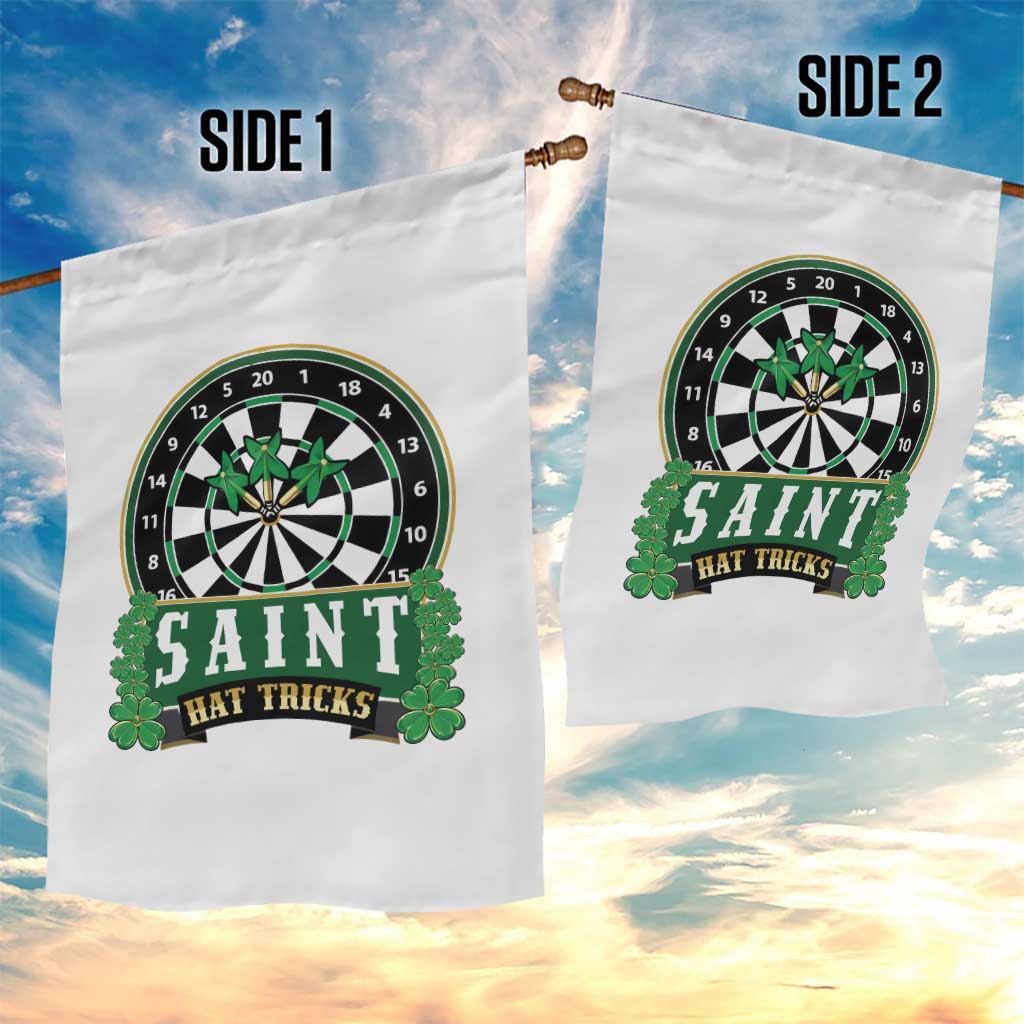 Saint Hat Tricks Garden Flag St Patricks Day Dart Thrower Gift TS12 Print Your Wear