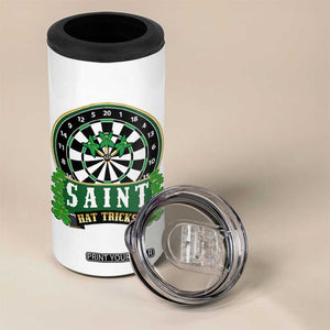 Saint Hat Tricks 4 in 1 Can Cooler Tumbler St Patricks Day Dart Thrower Gift TS12 Print Your Wear