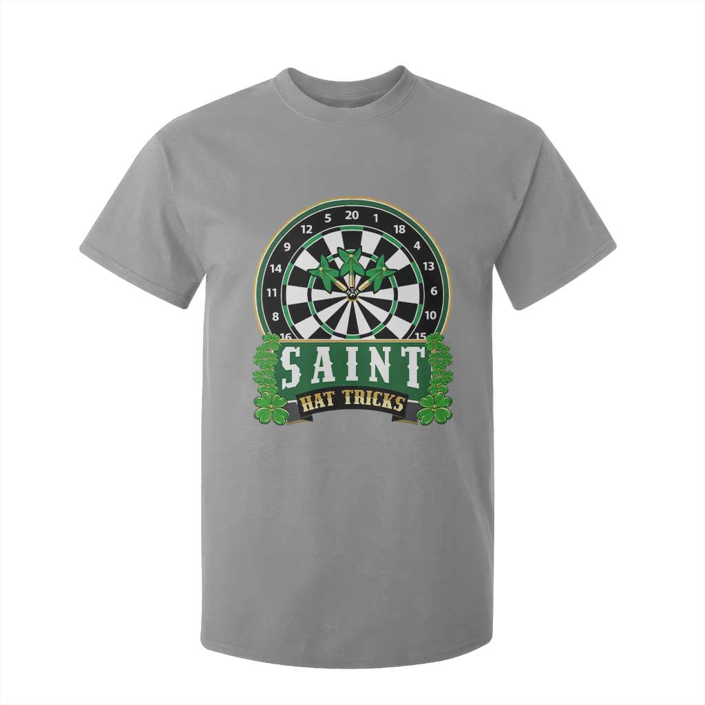 Saint Hat Tricks T Shirt For Kid St Patricks Day Dart Thrower Gift TS12 Sport Gray Print Your Wear