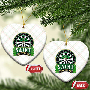 Saint Hat Tricks Ceramic Ornament St Patricks Day Dart Thrower Gift TS12 Print Your Wear