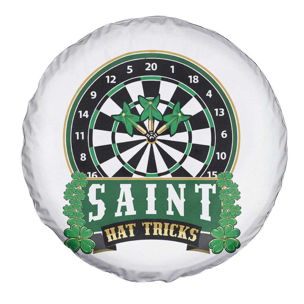 Saint Hat Tricks Spare Tire Cover St Patricks Day Dart Thrower Gift TS12 Print Your Wear