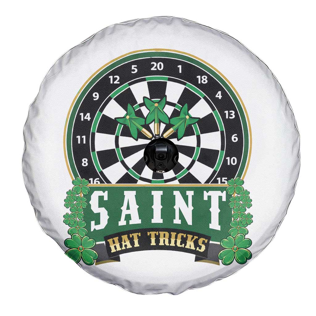 Saint Hat Tricks Spare Tire Cover St Patricks Day Dart Thrower Gift TS12 Print Your Wear