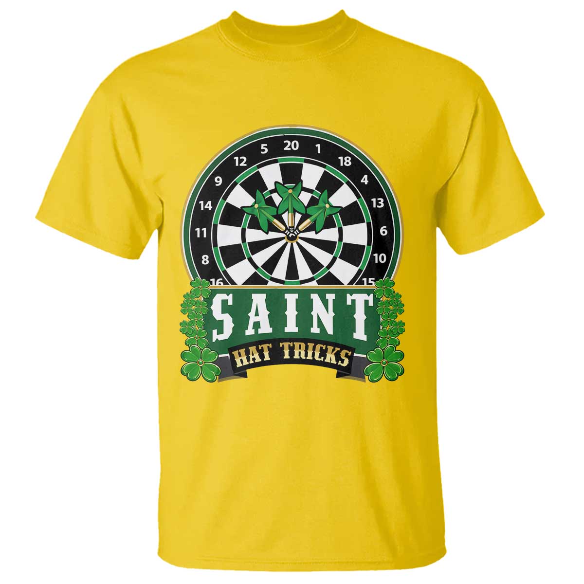Saint Hat Tricks T Shirt St Patricks Day Dart Thrower Gift TS12 Daisy Print Your Wear