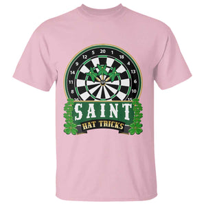 Saint Hat Tricks T Shirt St Patricks Day Dart Thrower Gift TS12 Light Pink Print Your Wear