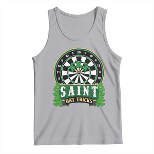 Saint Hat Tricks Tank Top St Patricks Day Dart Thrower Gift TS12 Athletic Heather Print Your Wear